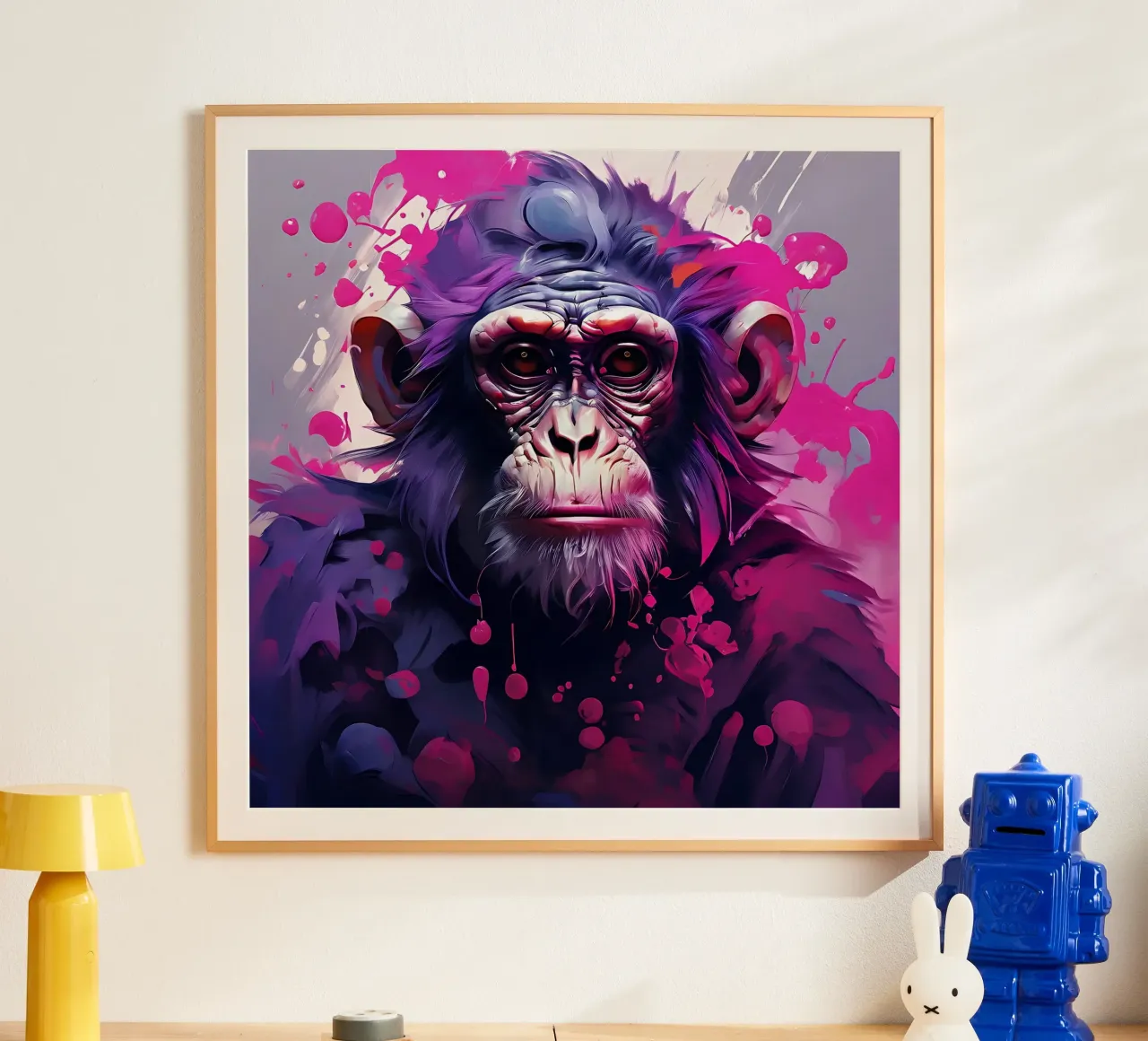 Stile_scimmia_H_1 poster da Tierisch bunt by LK
