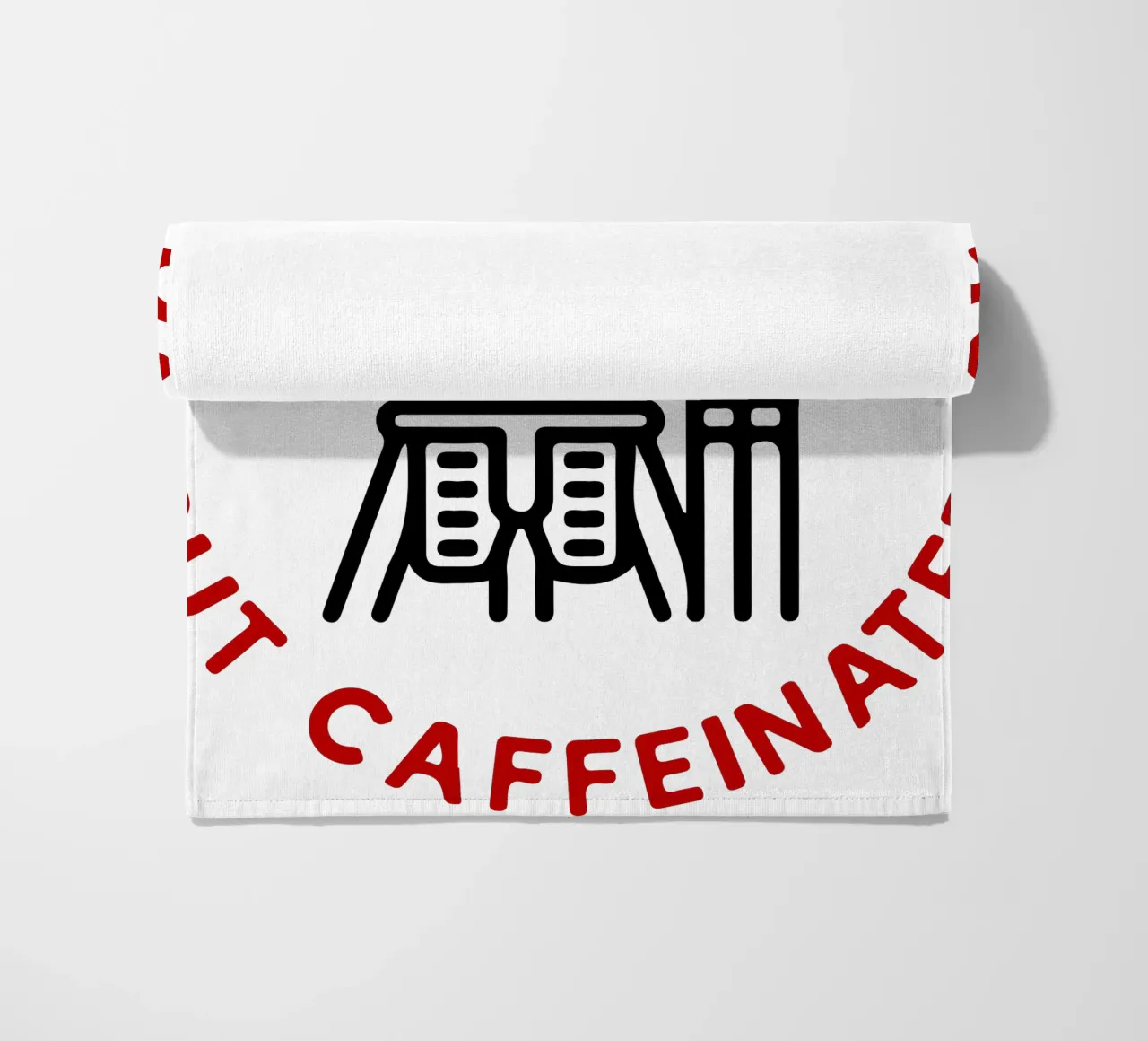 morto dentro ma caffeinato telo mare da onetime