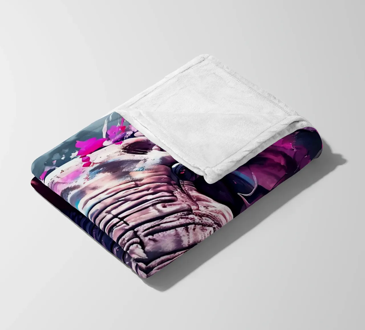 Elephant_Style_H_1 plaid polaire de Tierisch bunt by LK