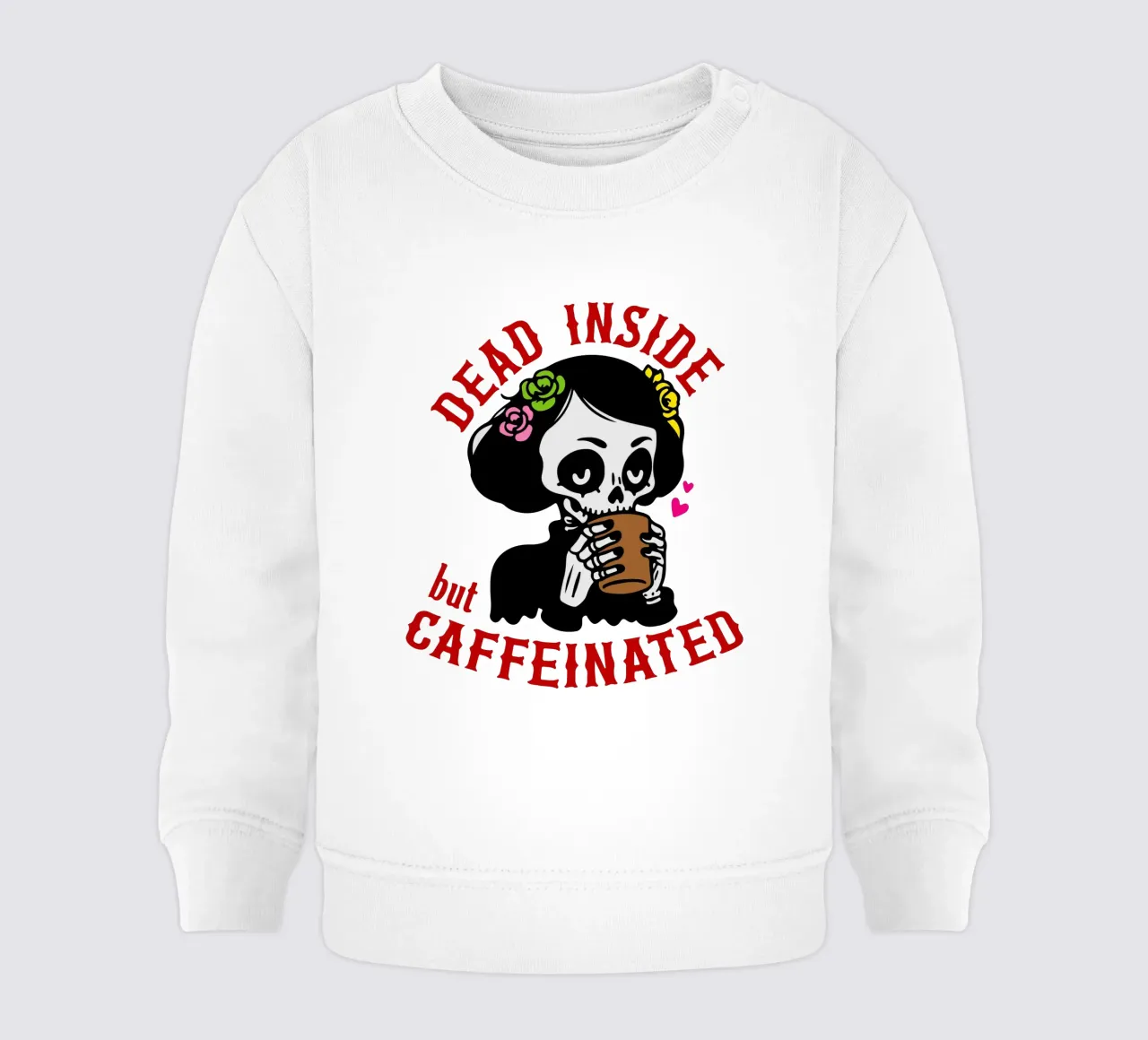 morto dentro caffeina felpa neonato da onetime