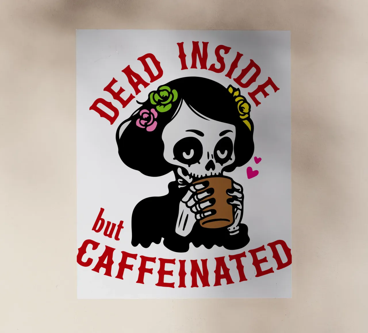 dead inside caffeinated backlit film by onetime