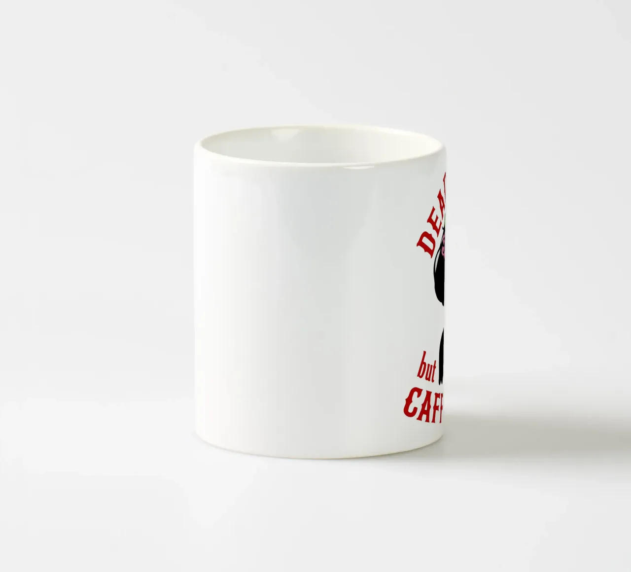 morto dentro caffeina tazza in ceramica da onetime