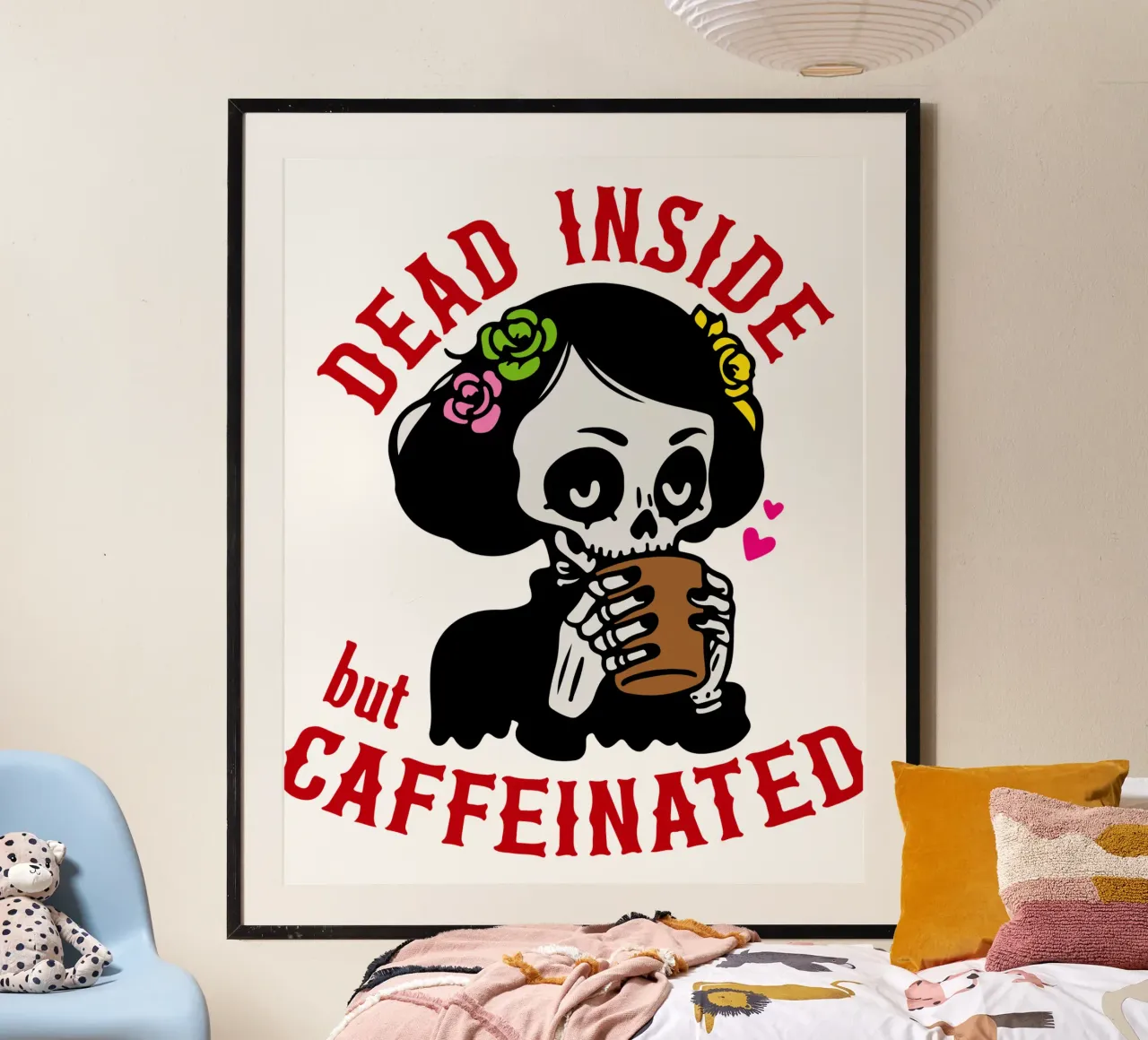 dead inside caffeinated hahnemühle by onetime