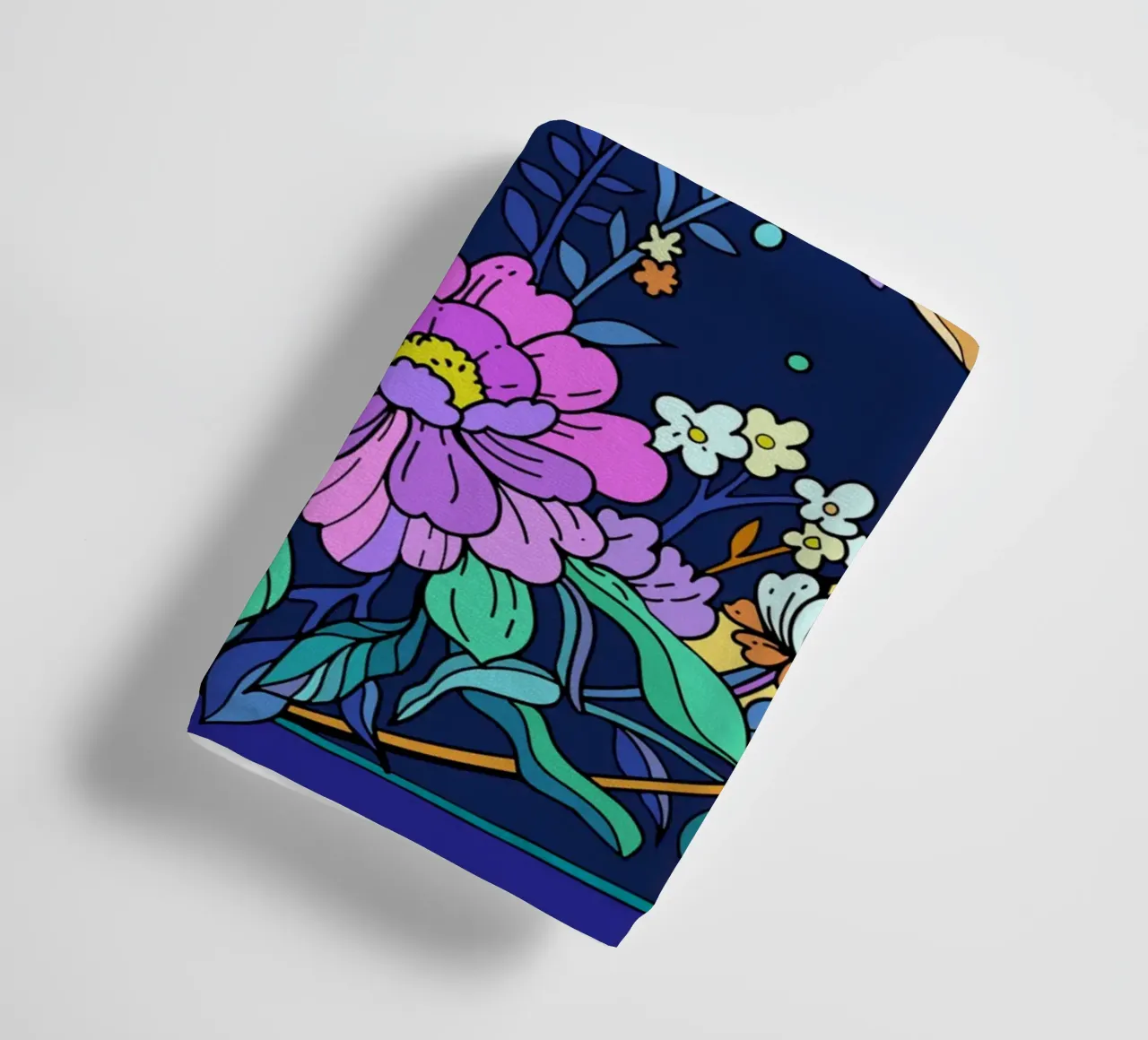 Vlindertuin badhanddoek van Fanya Art