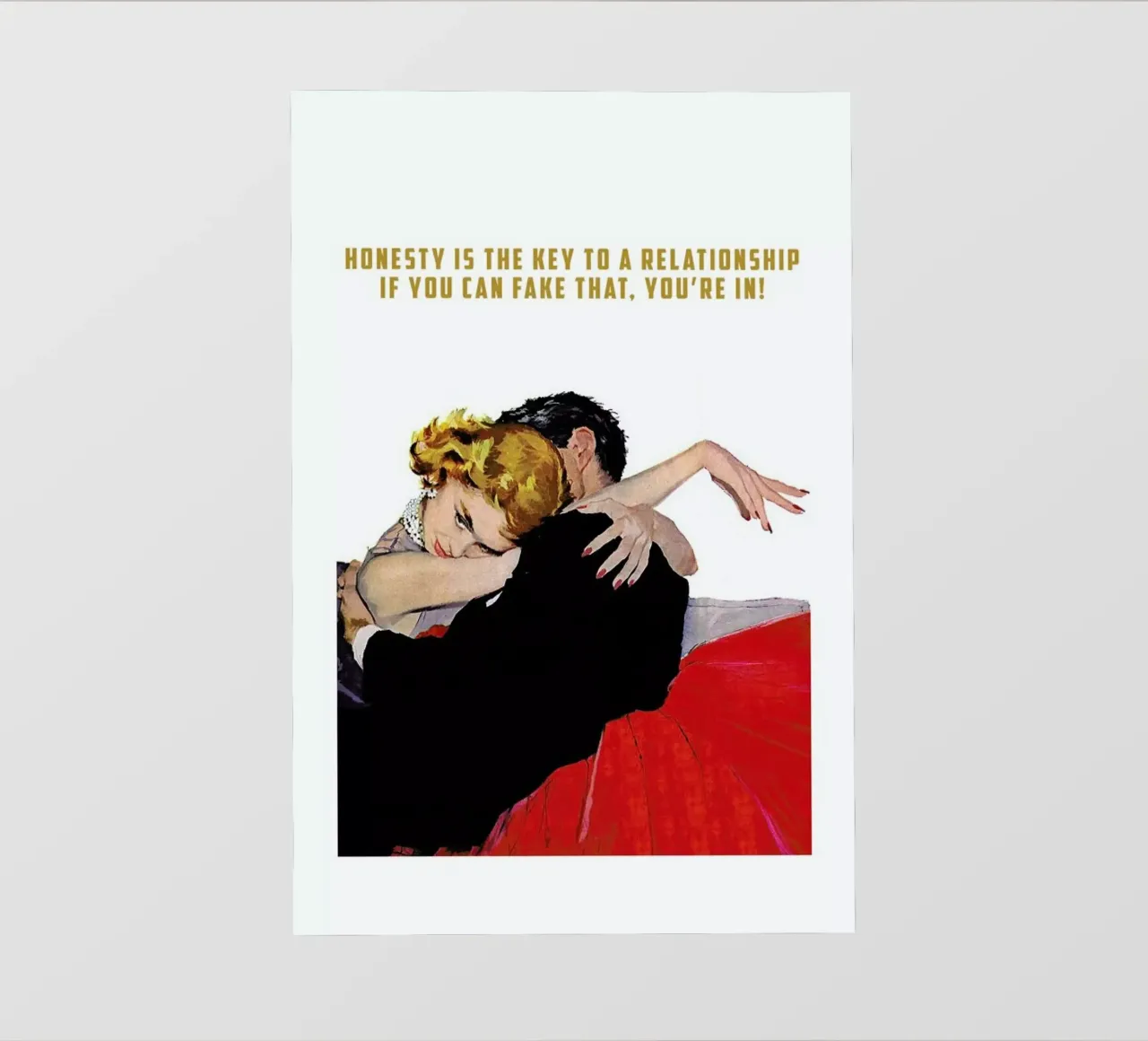 Honesty Is The Key pellicola backlit da Gallery Print and Art Limited