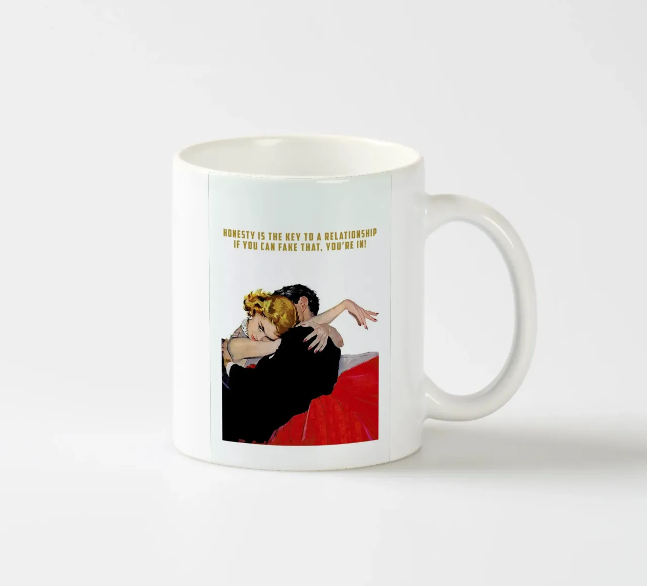 Honesty Is The Key tazza in ceramica da Gallery Print and Art Limited