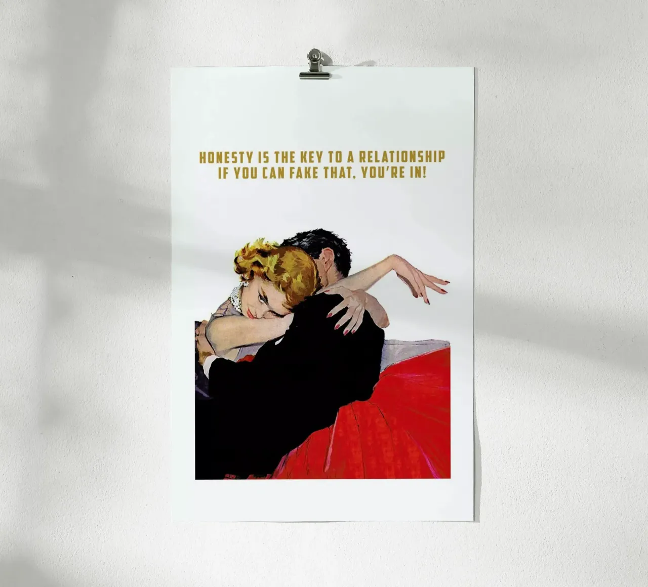 Honesty Is The Key carta hahnemühle da Gallery Print and Art Limited
