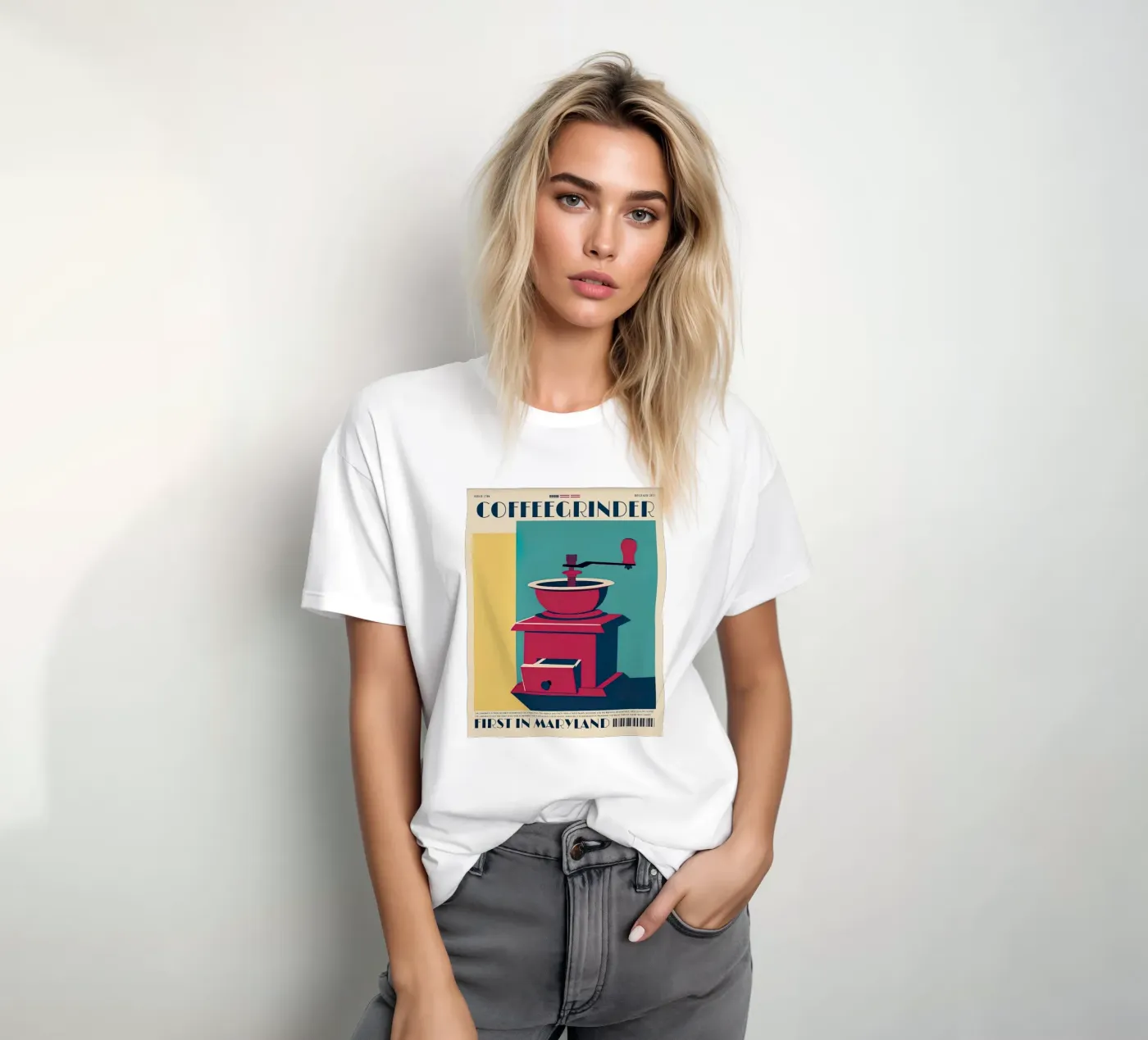 Macinacaffè t-shirt da Cocktail Drink