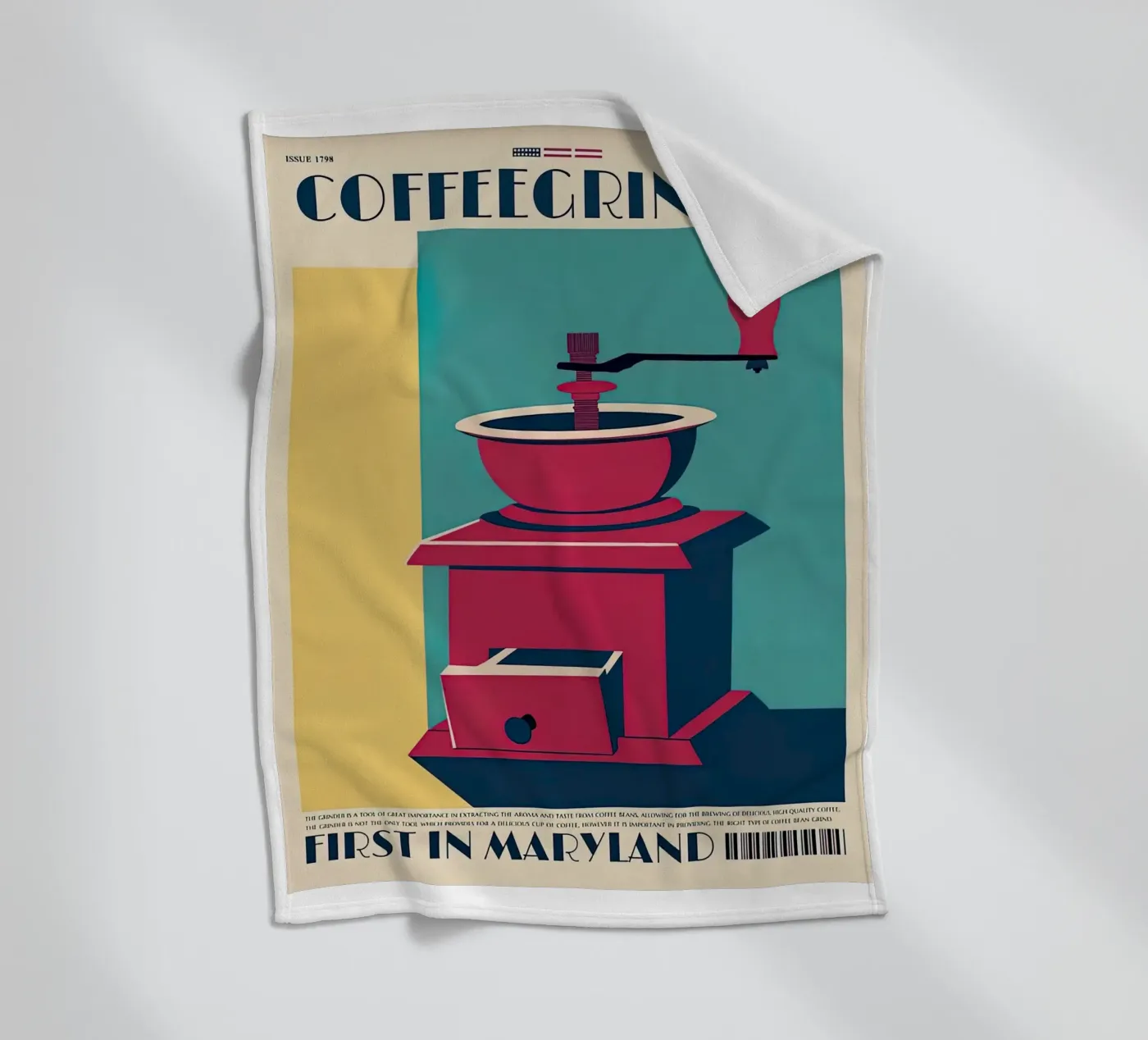 Macinacaffè coperta in pile da Cocktail Drink