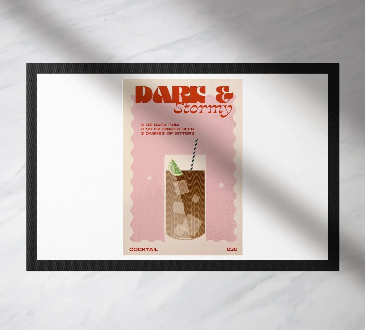 Dark And Stormy zerbino da Cocktail Drink