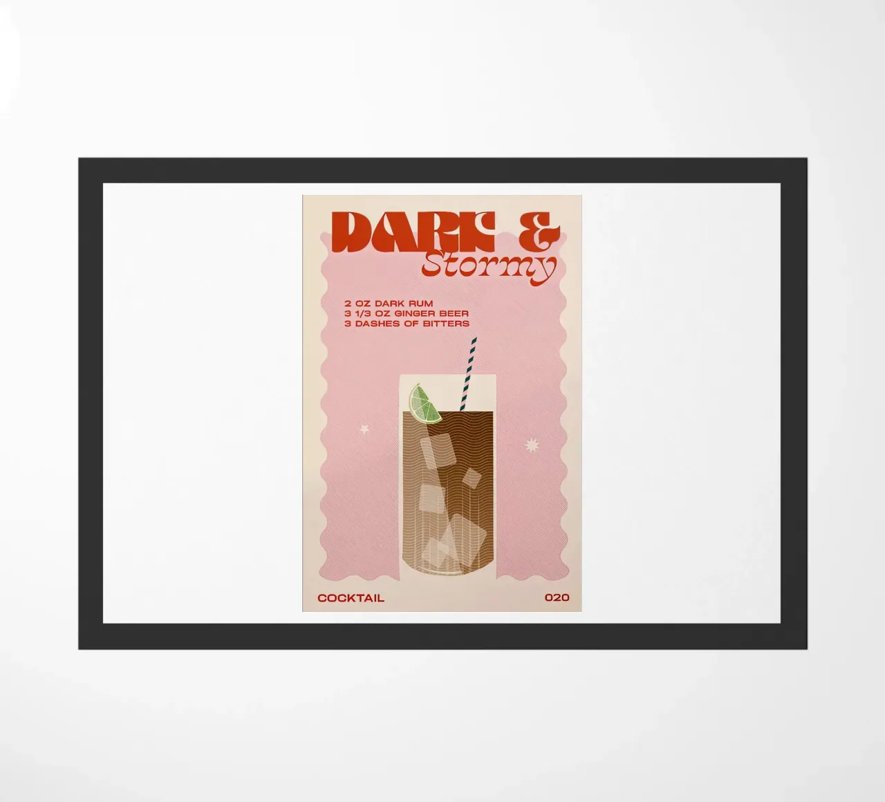 Dark And Stormy zerbino da Cocktail Drink