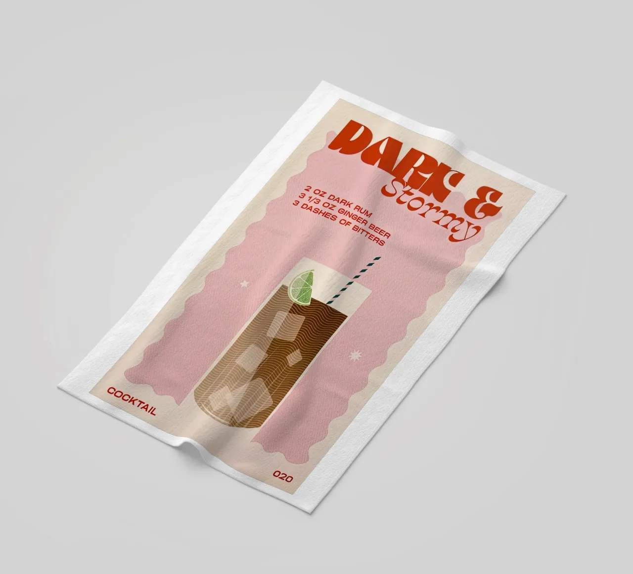 Buio e tempesta telo mare da Cocktail Drink