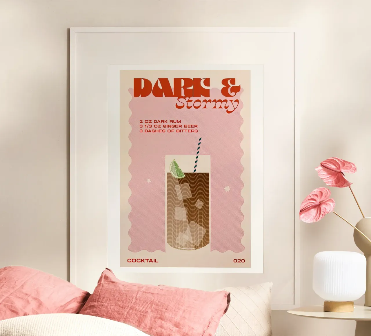 Buio e tempesta poster da Cocktail Drink