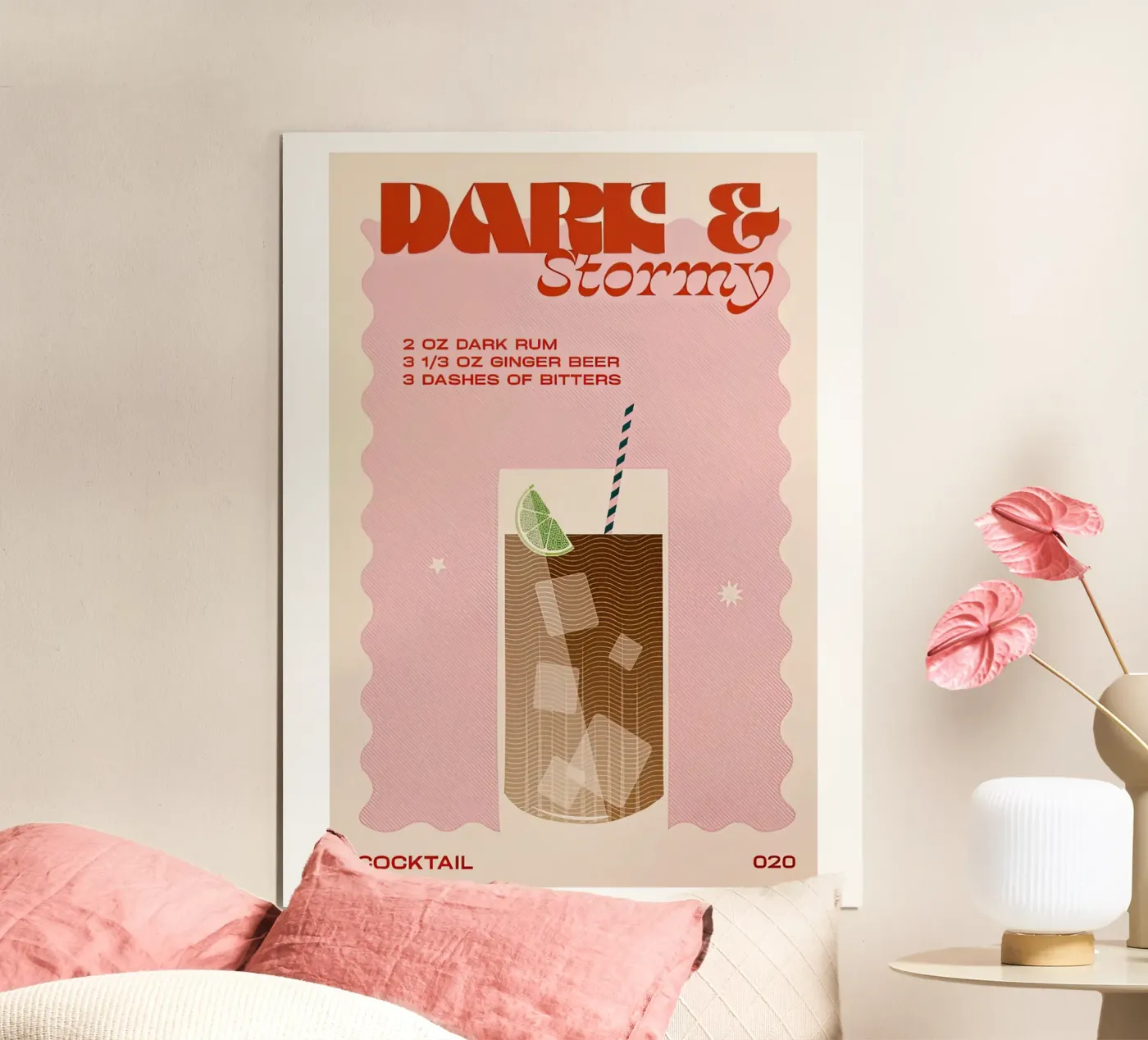 Buio e tempesta poster da Cocktail Drink