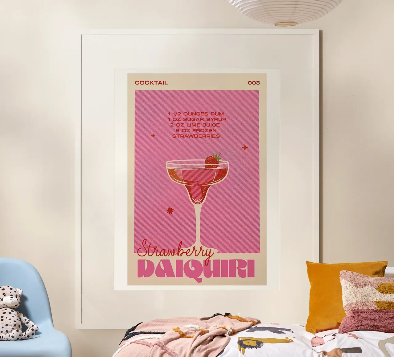 Daiquiri alla fragola poster da Cocktail Drink