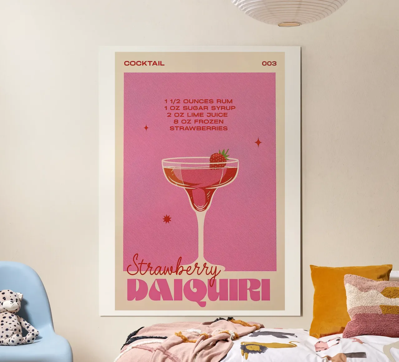 Daiquiri alla fragola poster da Cocktail Drink