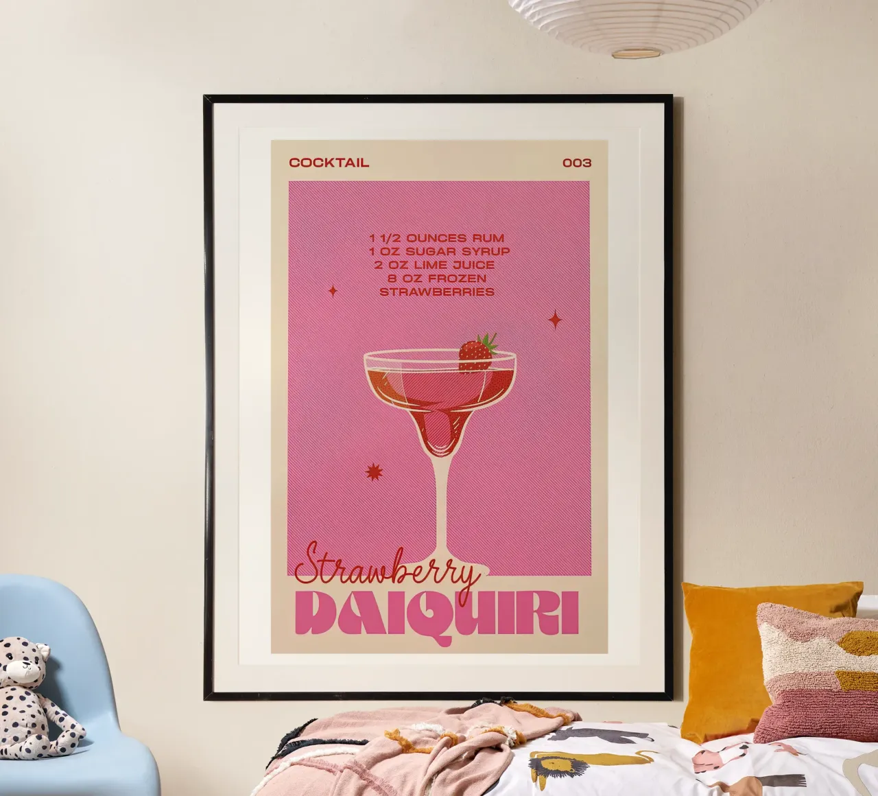 Daiquiri alla fragola poster da Cocktail Drink