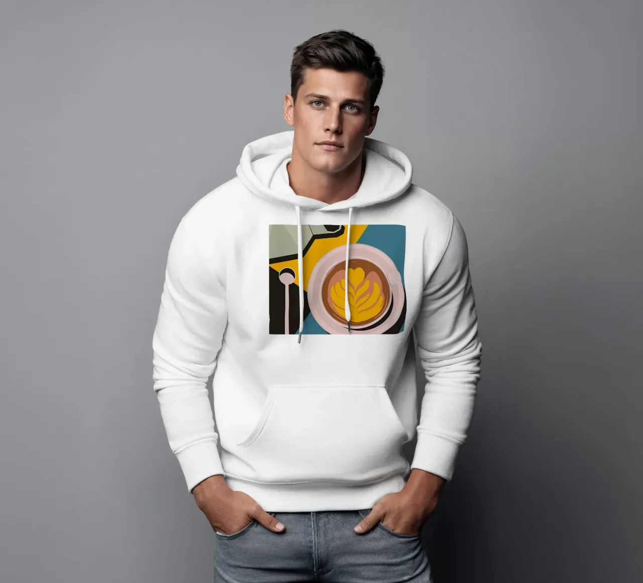 Tazza Caffe Latte felpa con cappuccio da Cocktail Drink