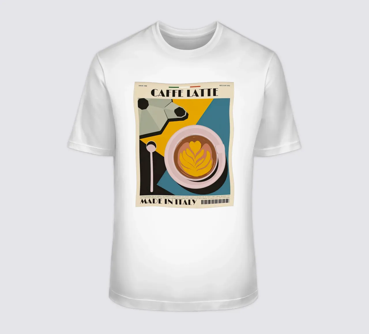 Tazza Caffe Latte t-shirt da Cocktail Drink