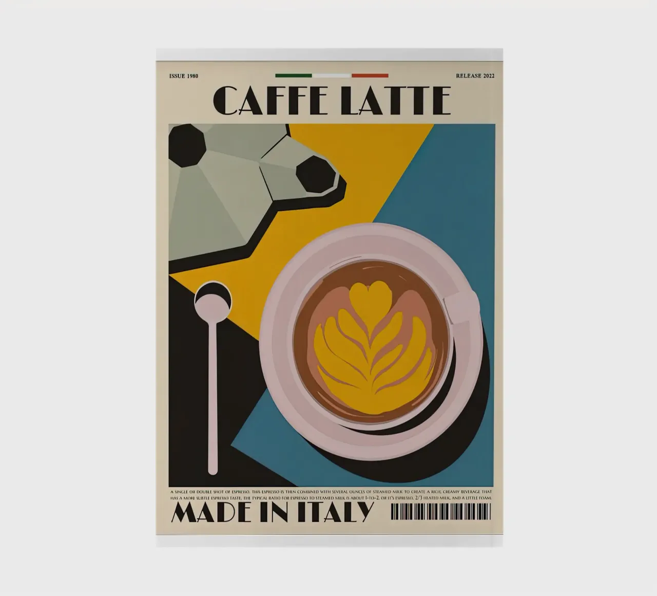 Tazza Caffe Latte diario da Cocktail Drink