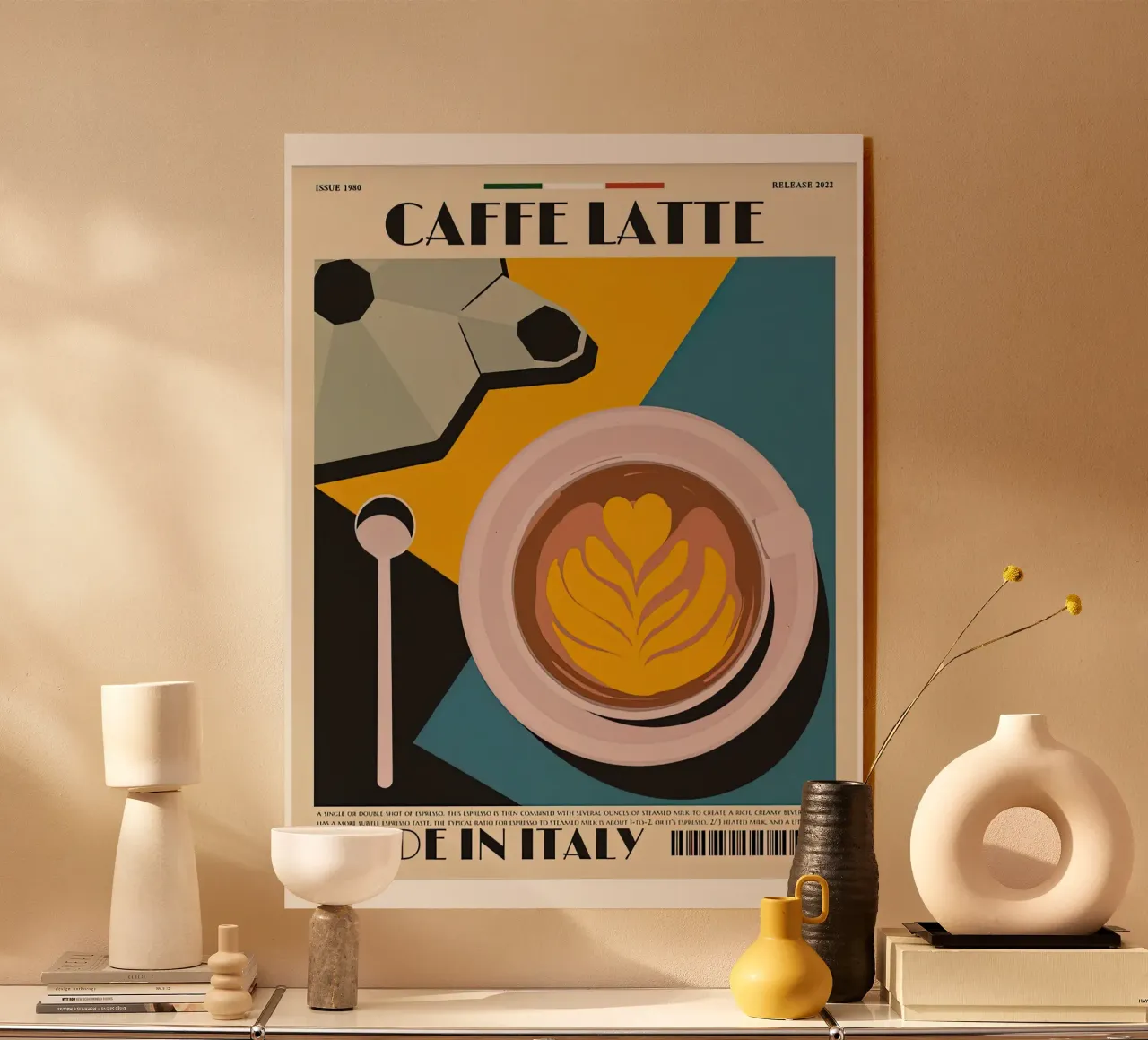 Tazza Caffe Latte plexiglass da Cocktail Drink