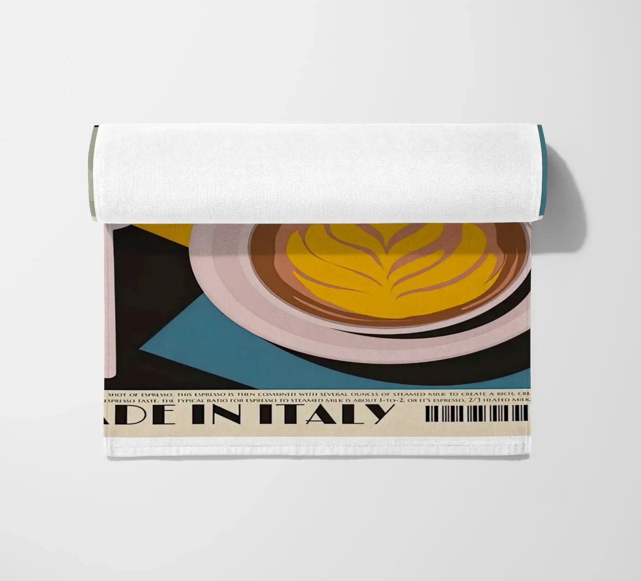 Tazza Caffe Latte telo mare da Cocktail Drink