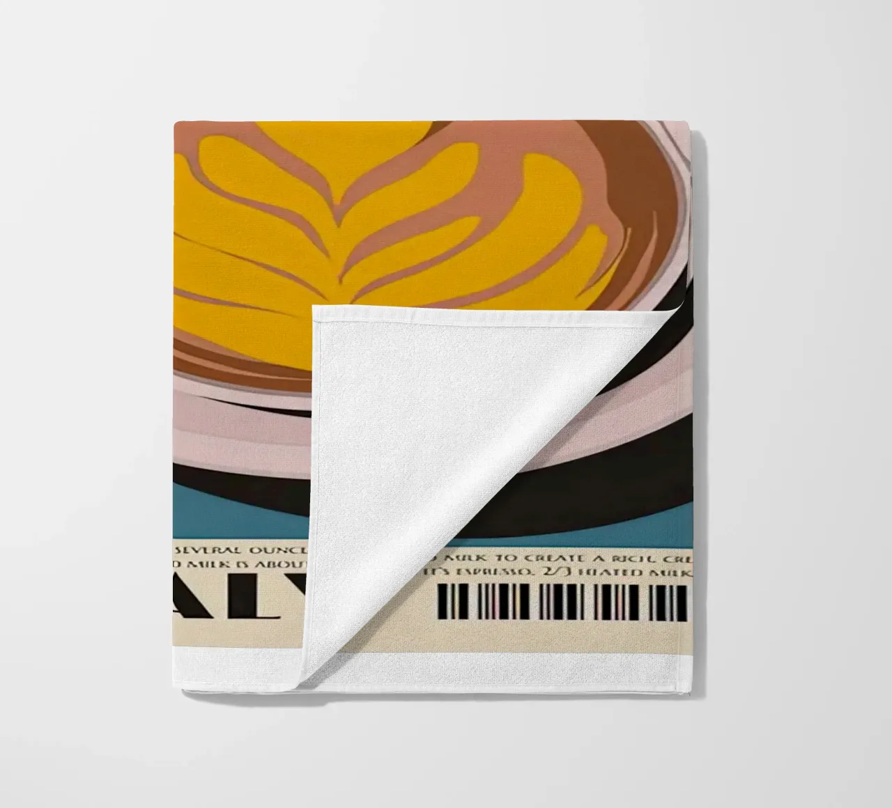 Tazza Caffe Latte telo mare da Cocktail Drink