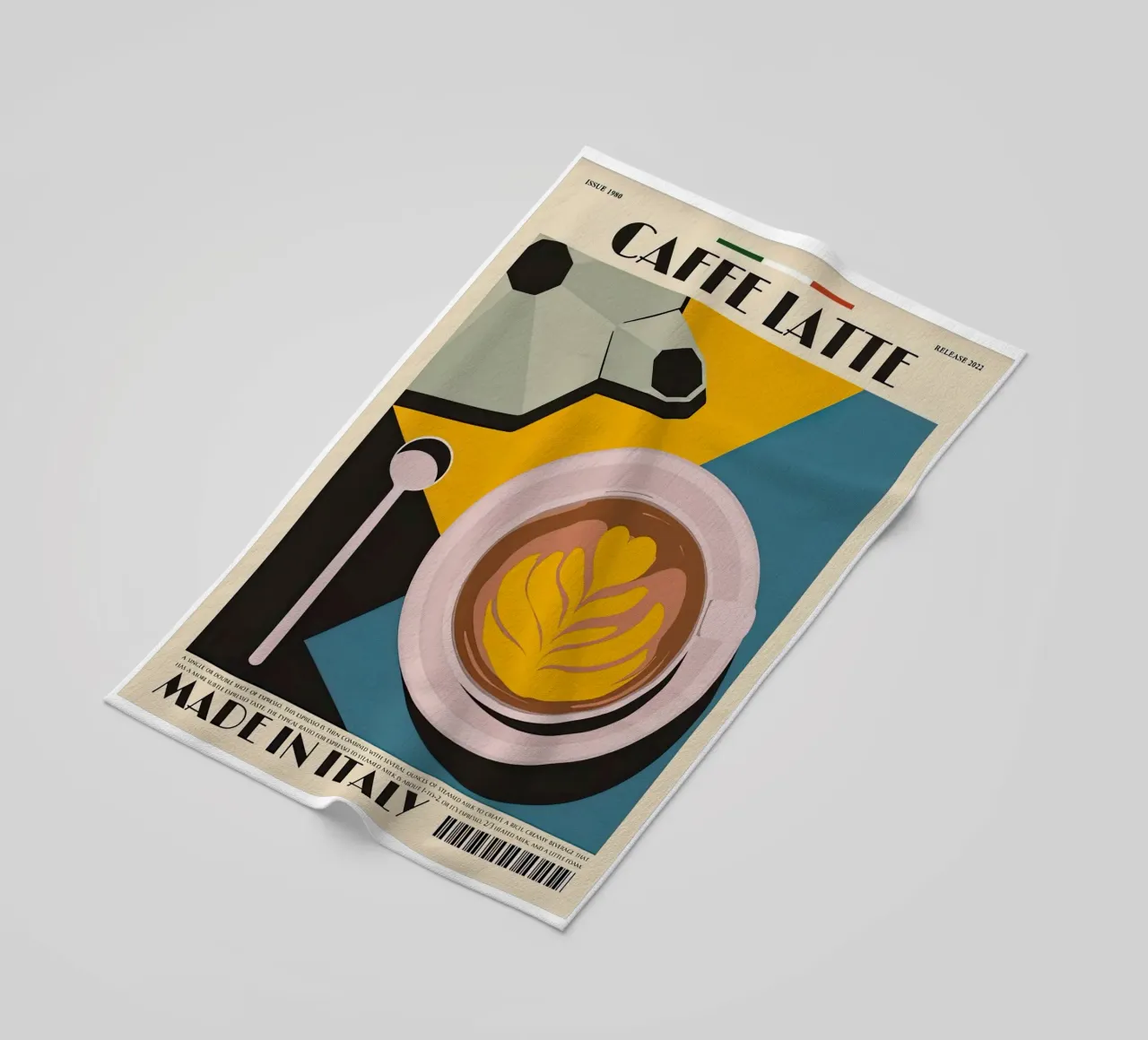 Tazza Caffe Latte telo mare da Cocktail Drink