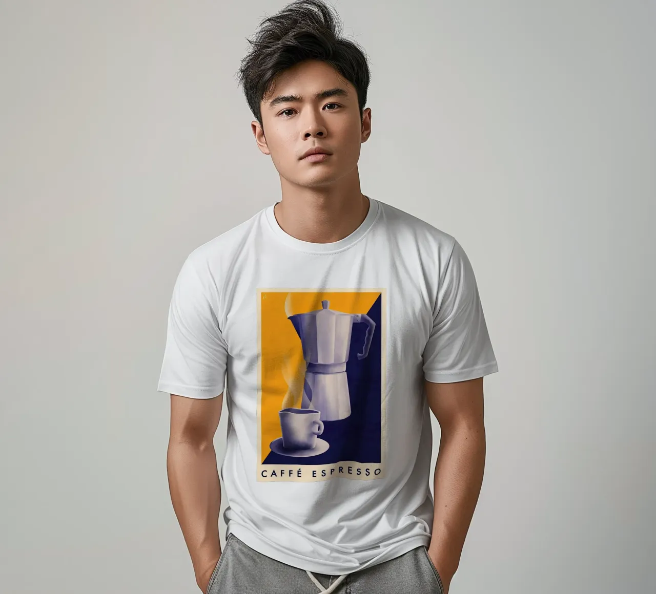 Tazza di caffè espresso t-shirt da Cocktail Drink