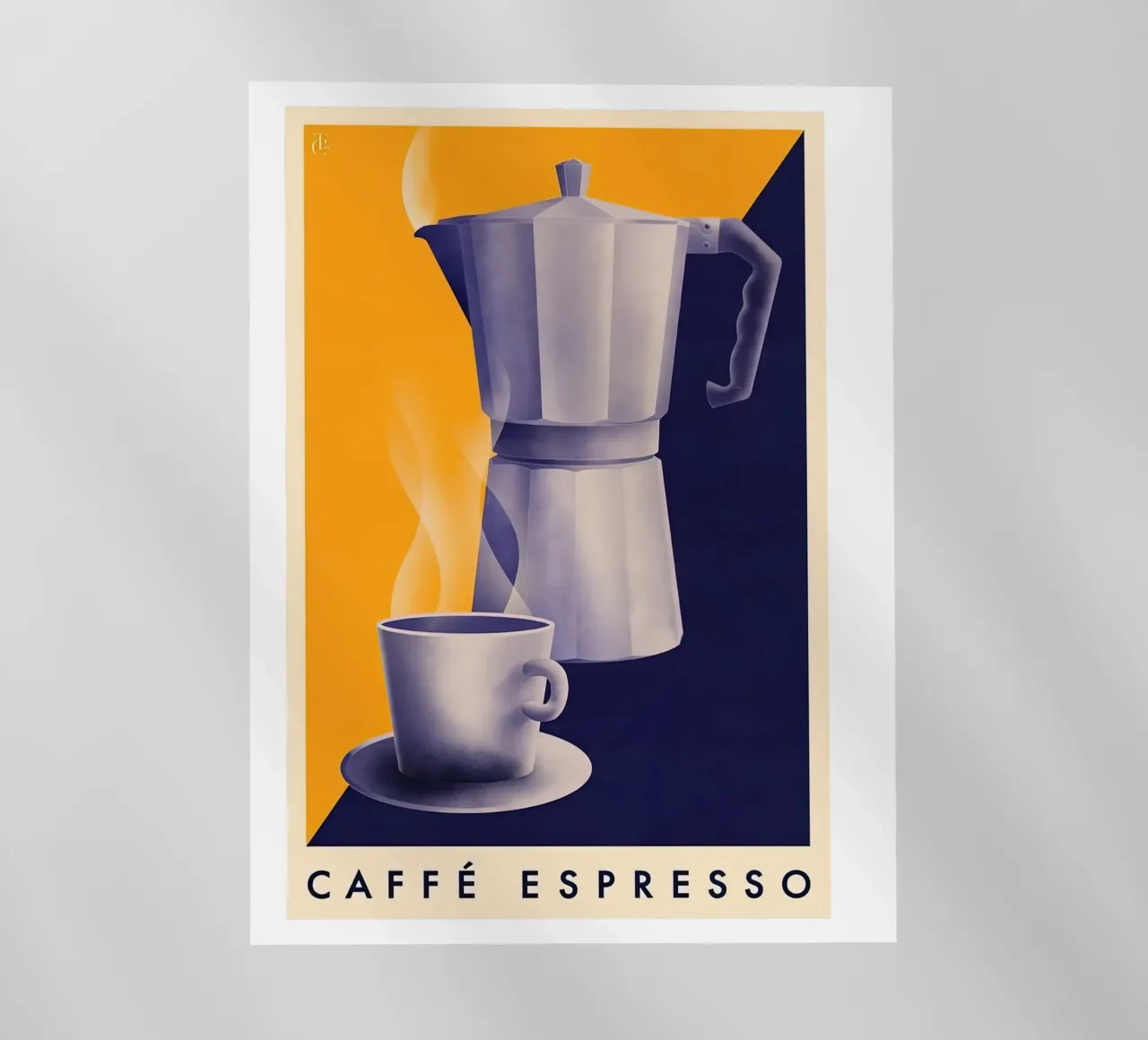 Tazza di caffè espresso pellicola backlit da Cocktail Drink