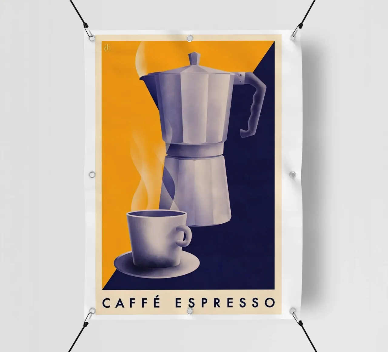 Tazza di caffè espresso telo in pvc da Cocktail Drink