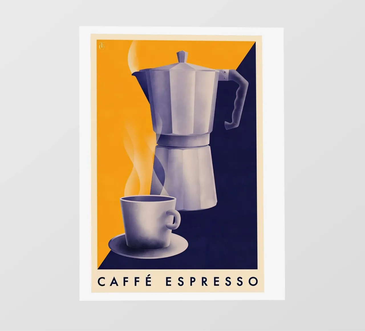 Tazza di caffè espresso telo in pvc da Cocktail Drink