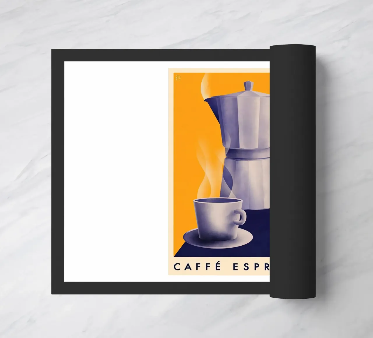 Tazza di caffè espresso zerbino da Cocktail Drink