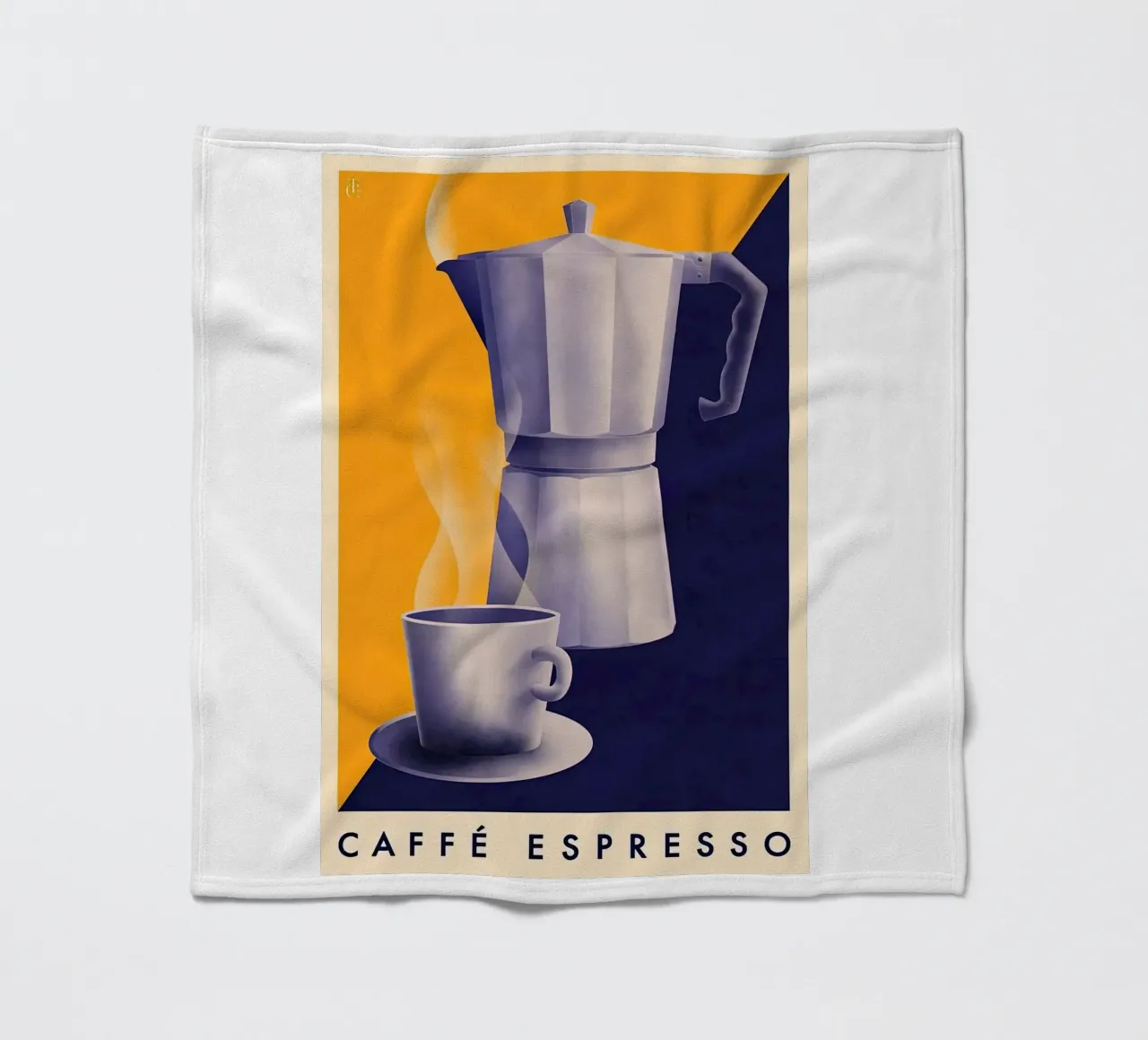 Tazza di caffè espresso coperta in pile da Cocktail Drink