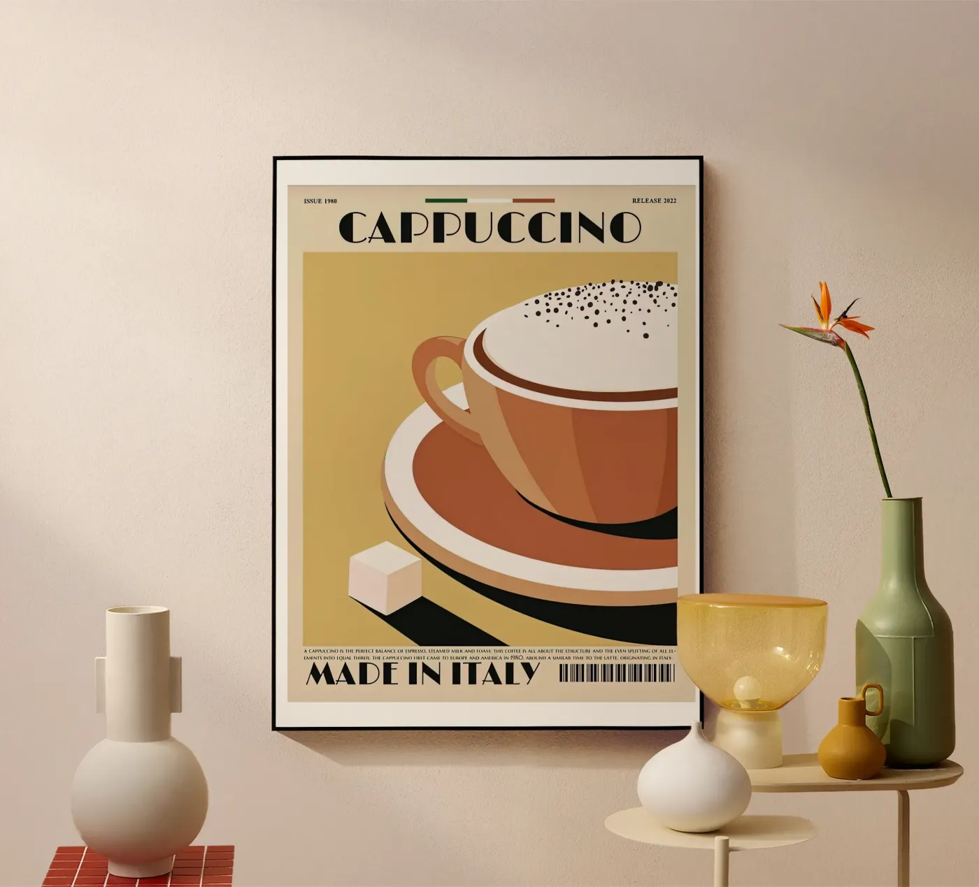 Cappuccino Drink plexiglass da Cocktail Drink