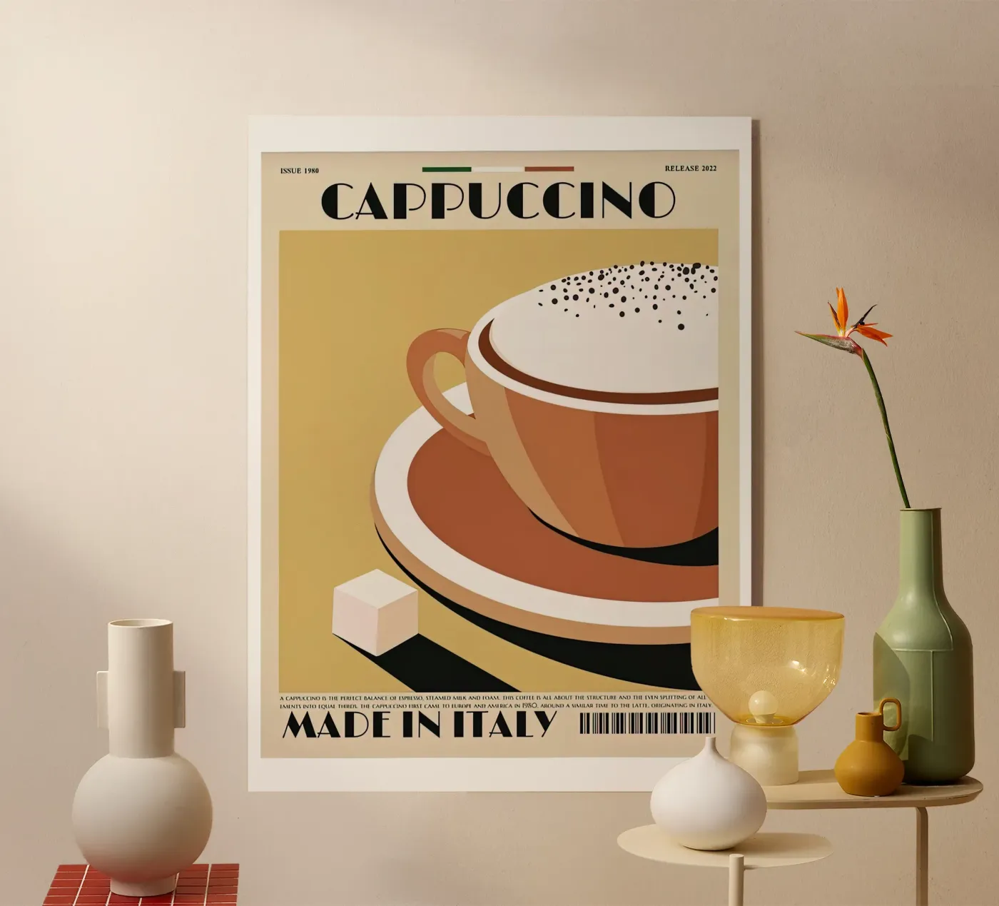 Cappuccino Drink plexiglass da Cocktail Drink