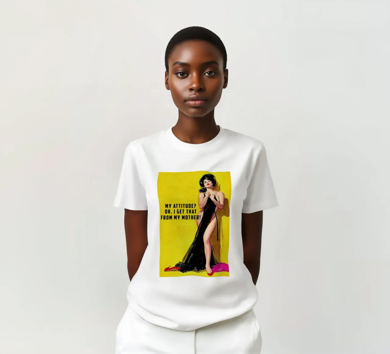 My Attitude? t-shirt da Gallery Print and Art Limited