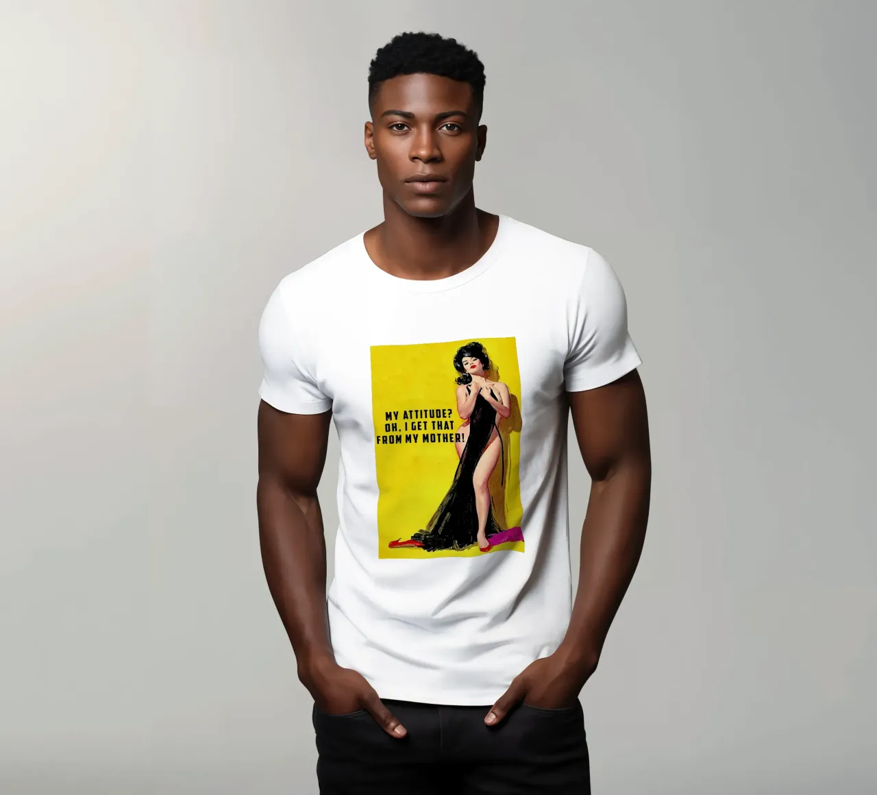 My Attitude? t-shirt da Gallery Print and Art Limited