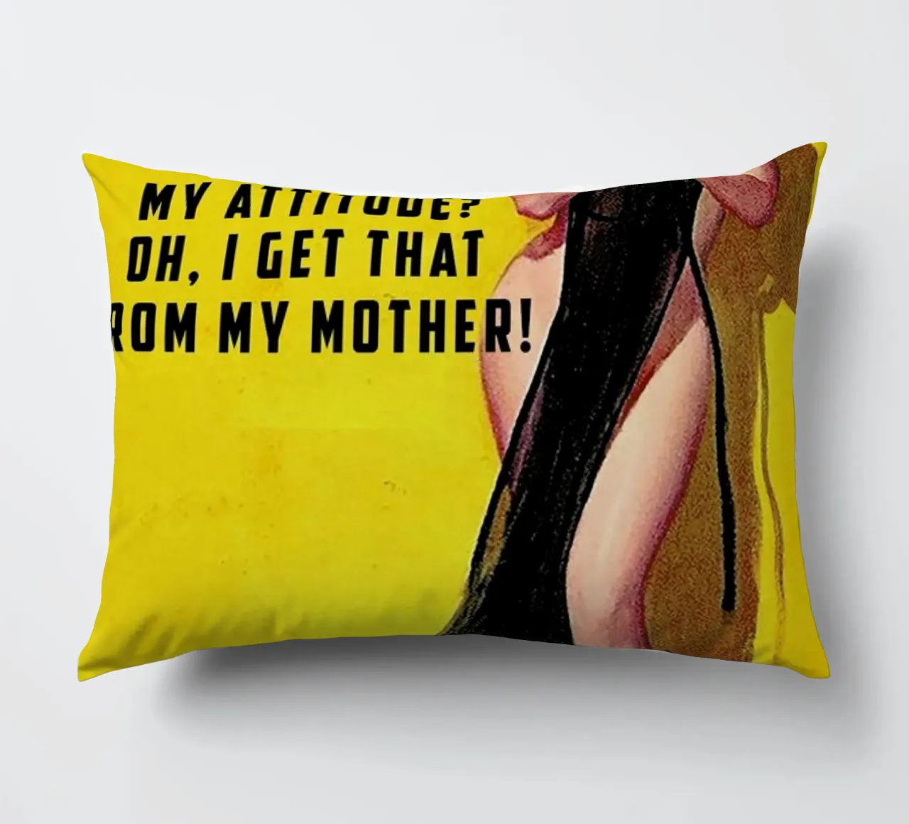 My Attitude? cuscino da Gallery Print and Art Limited