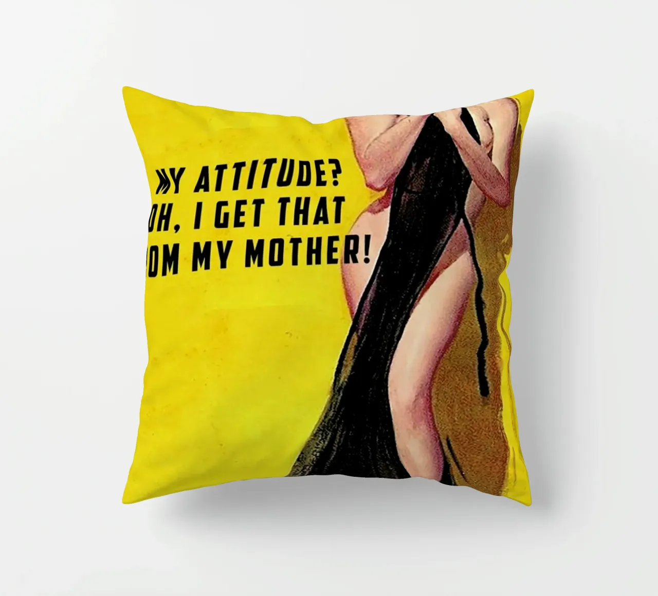 My Attitude? cuscino da Gallery Print and Art Limited