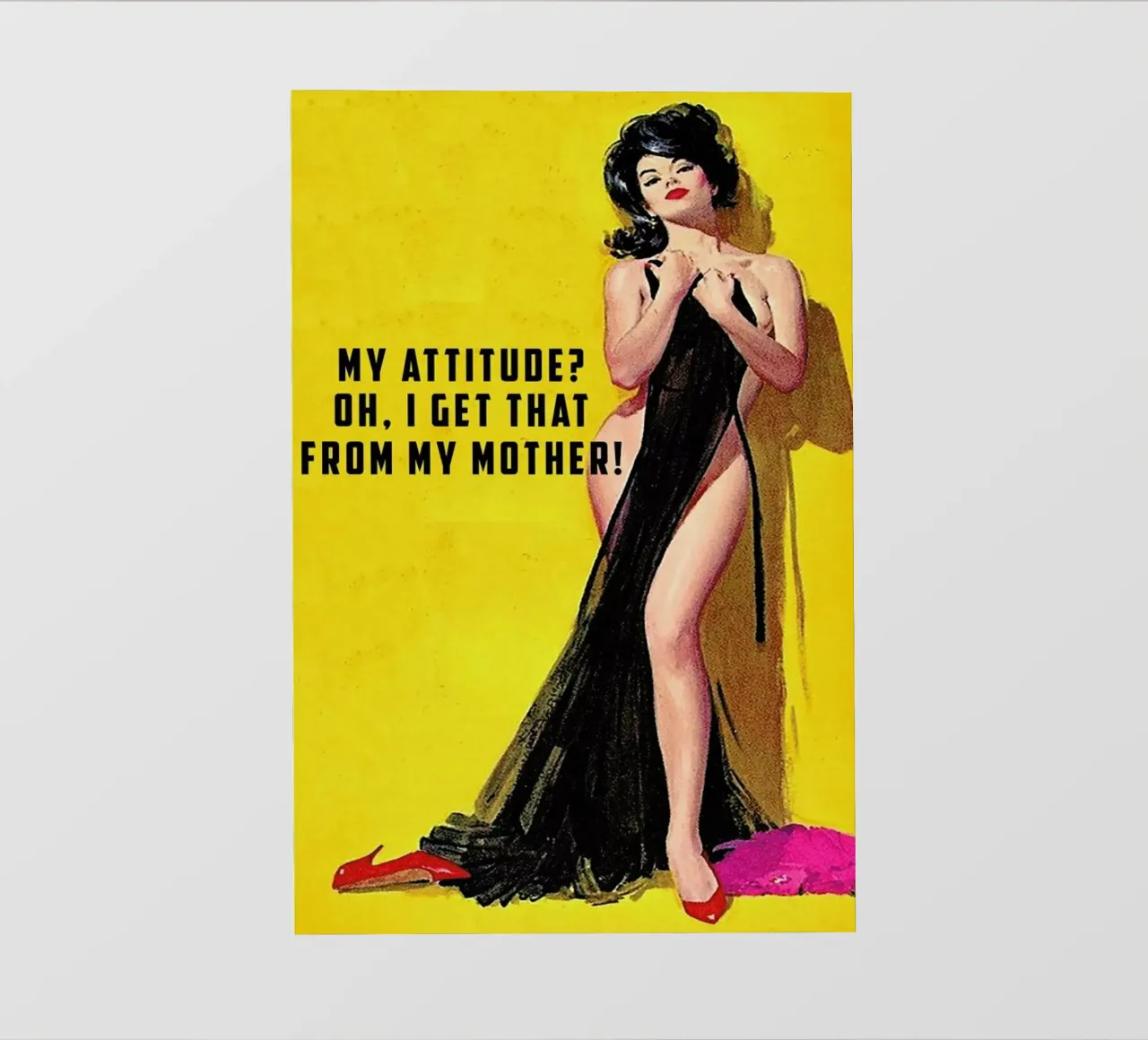 My Attitude? telo in pvc da Gallery Print and Art Limited