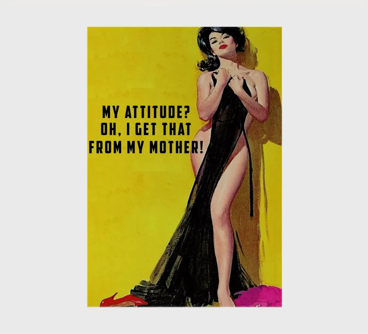 My Attitude? notebook by Gallery Print and Art Limited