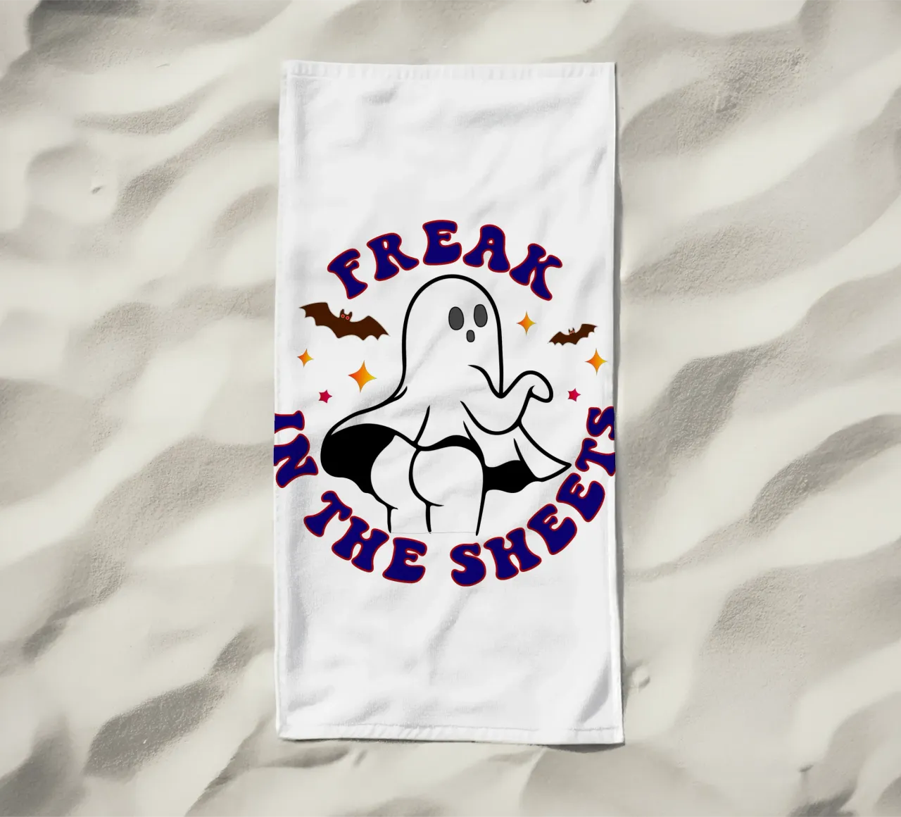 le monstre dans les draps le fantôme sexy serviette de plage de onetime