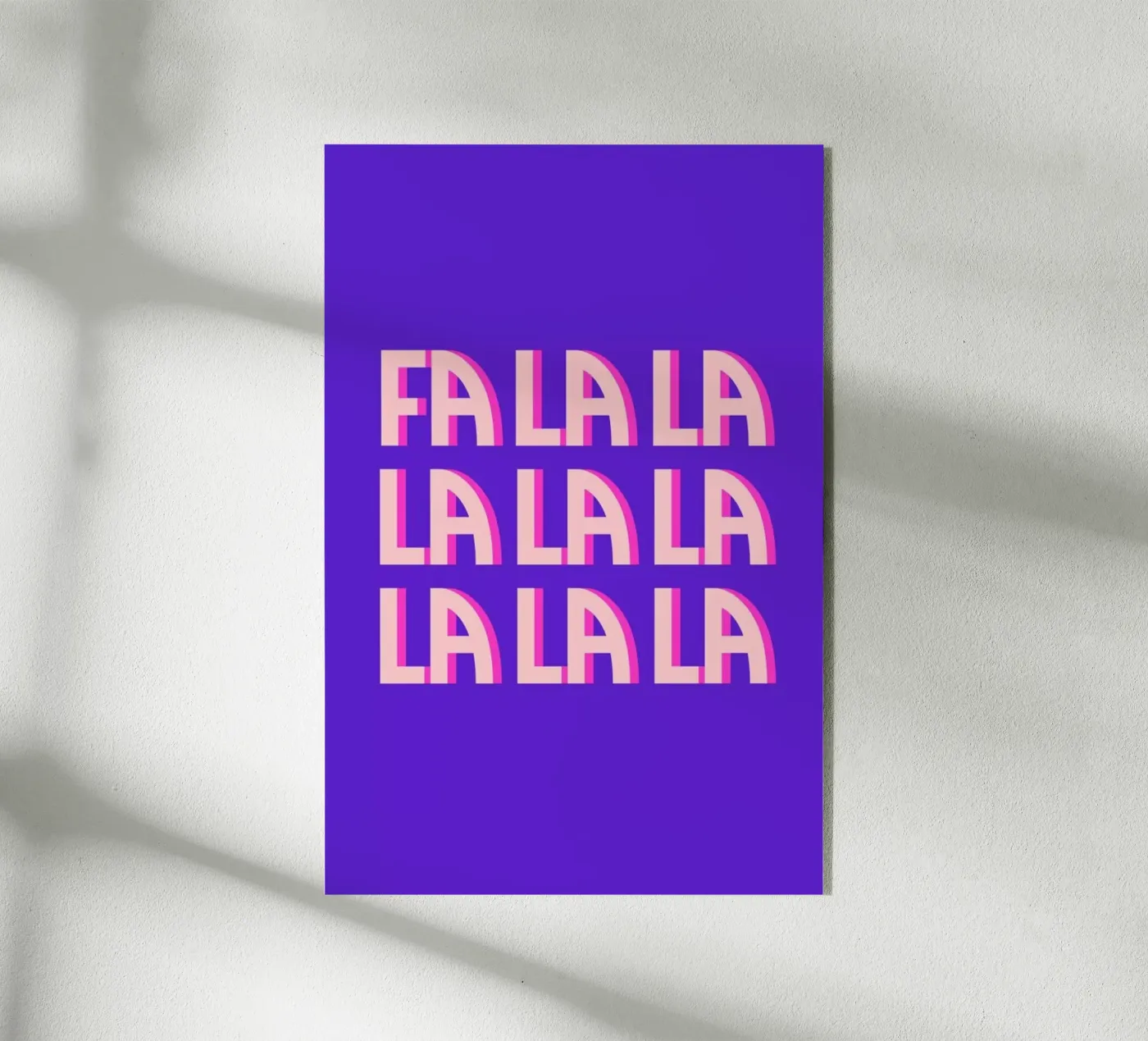 Fa la la Acryl-Glas von Studio One