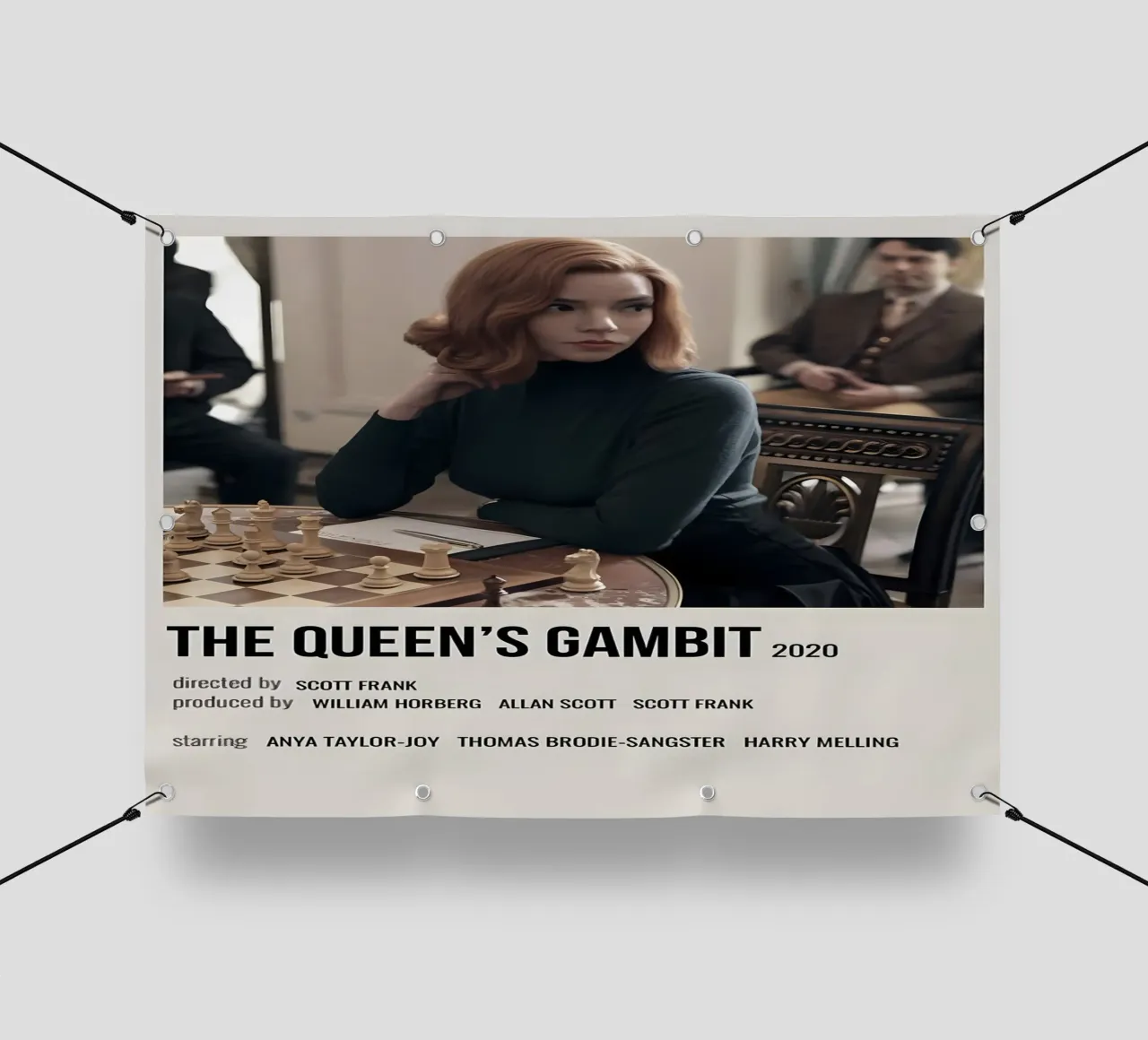 THE QUEEN'S GAMBIT 2020 telo in pvc da MVFminimalist