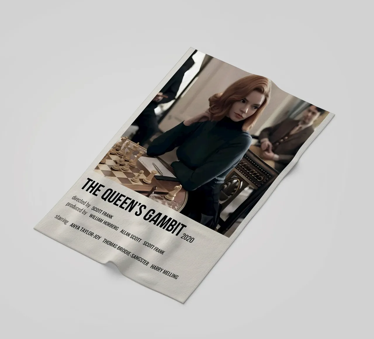 THE QUEEN'S GAMBIT 2020 telo mare da MVFminimalist
