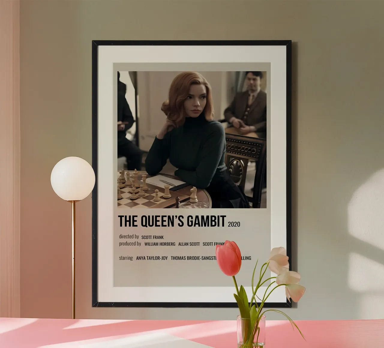 THE QUEEN'S GAMBIT 2020 carta hahnemühle da MVFminimalist