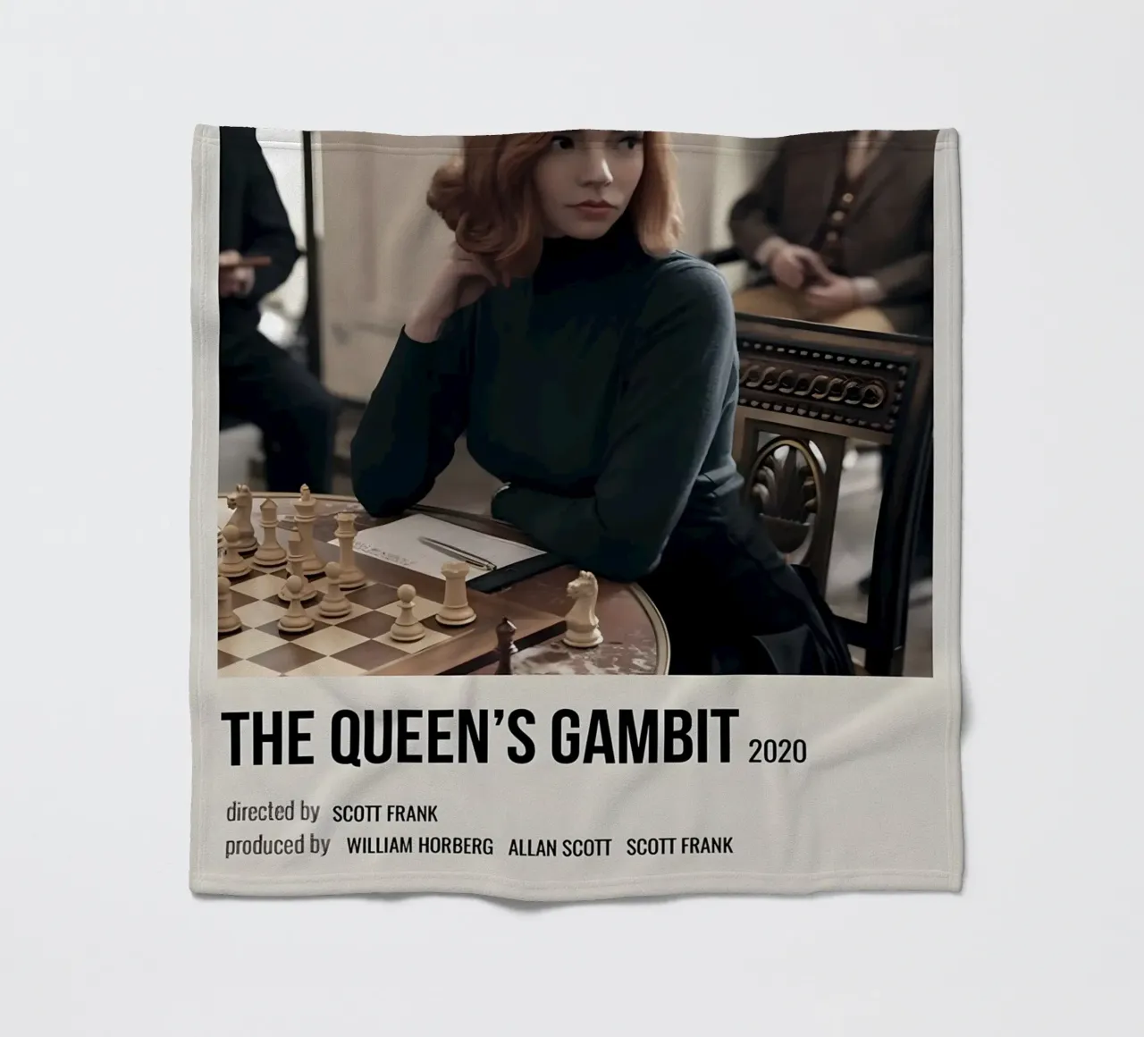 THE QUEEN'S GAMBIT 2020 coperta in pile da MVFminimalist