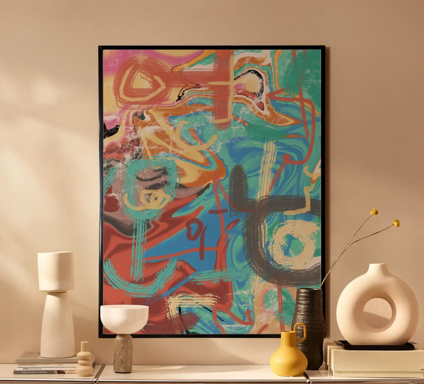 chaotic colors poster da Little Dean