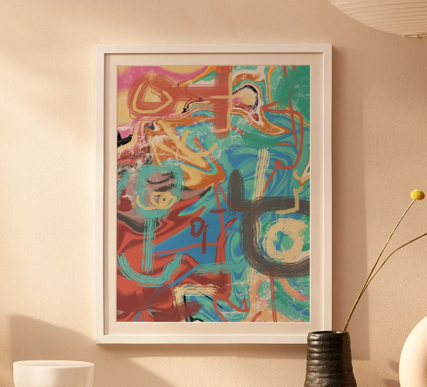 chaotic colors poster da Little Dean
